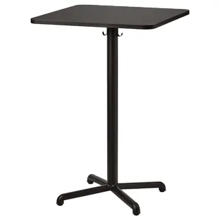 STENSELE bar table, anthracite/anthracite, 70x70 cm