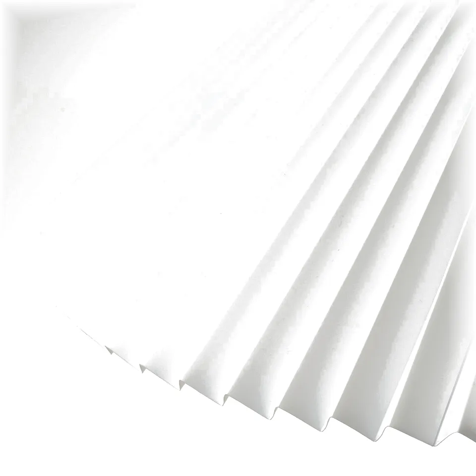 KUDDLAVA / HAVSDJUP Pendant lamp, pleated white, 59 cm