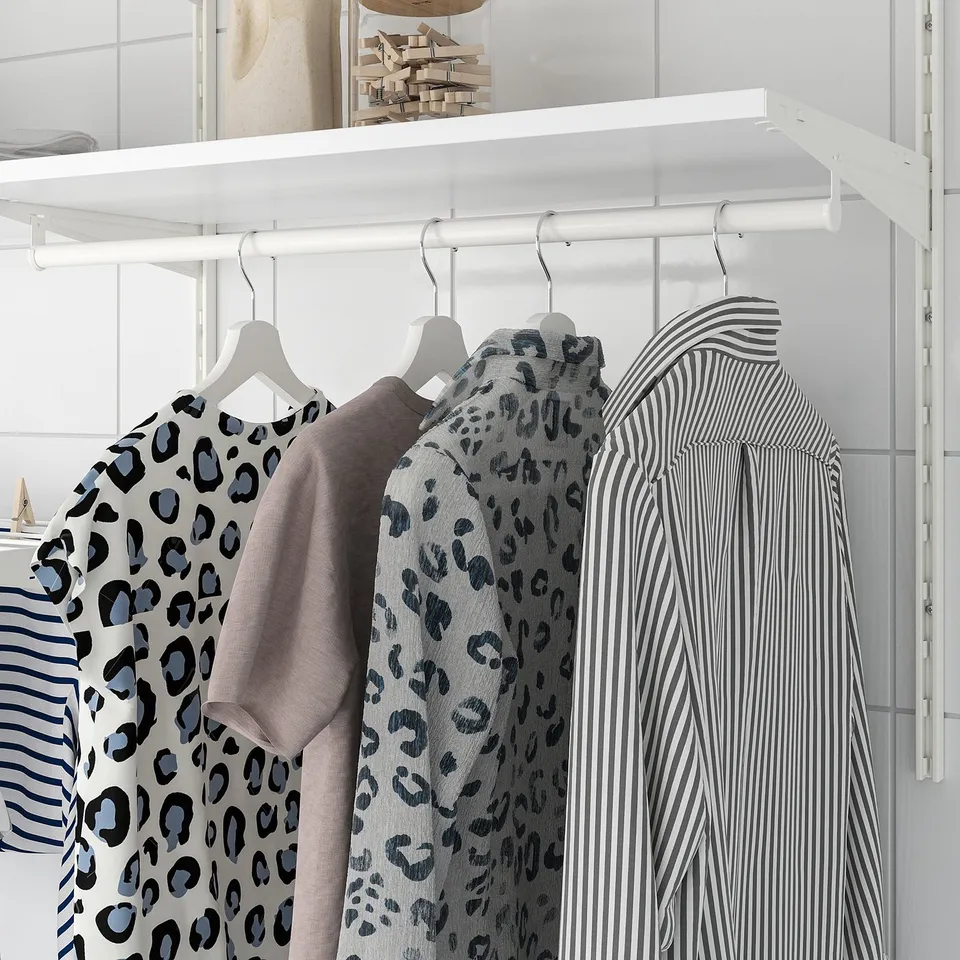 BOAXEL Laundry combination, white, 227x40x101 cm
