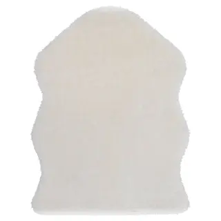 TOFTLUND rug, white, 55x85 cm