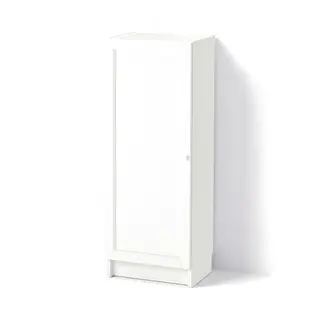 BILLY / OXBERG bookcase with door, white, 40x30x106 cm