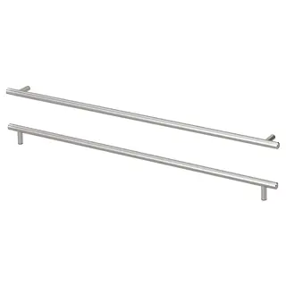 KALLRÖR handle, stainless steel, 597 mm