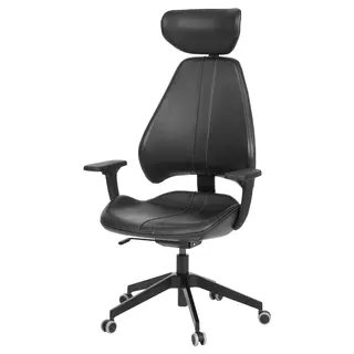 GRUPPSPEL gaming chair, Grann black, Width 69 x Depth 68 cm