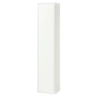 HAVBÄCK high cabinet with door, white, 40x35x195 cm