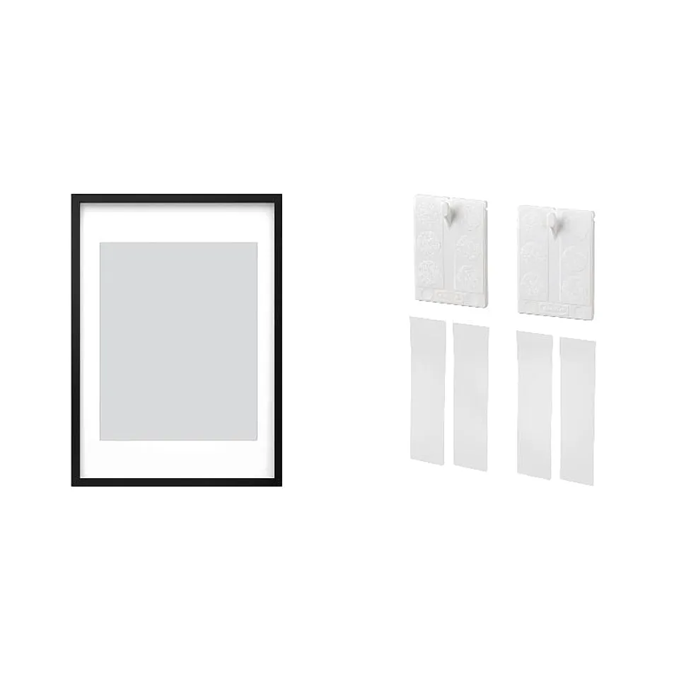 frame + adhesive hook ×2, photo 1