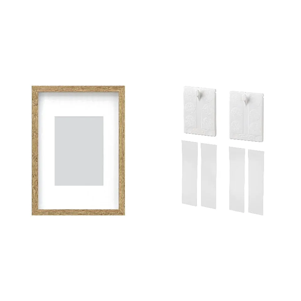 frame + adhesive hook ×2, photo 1
