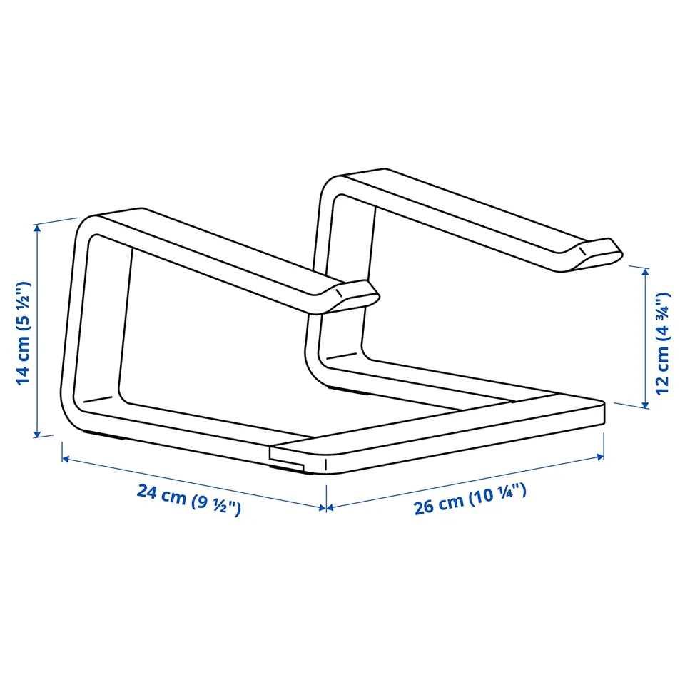Illustration with measurements for the product: STENERIK.