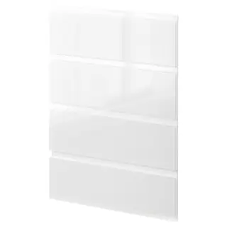METOD 4 fronts for dishwasher, Voxtorp high-gloss/white, Width 60.0 x Height 80.0 cm