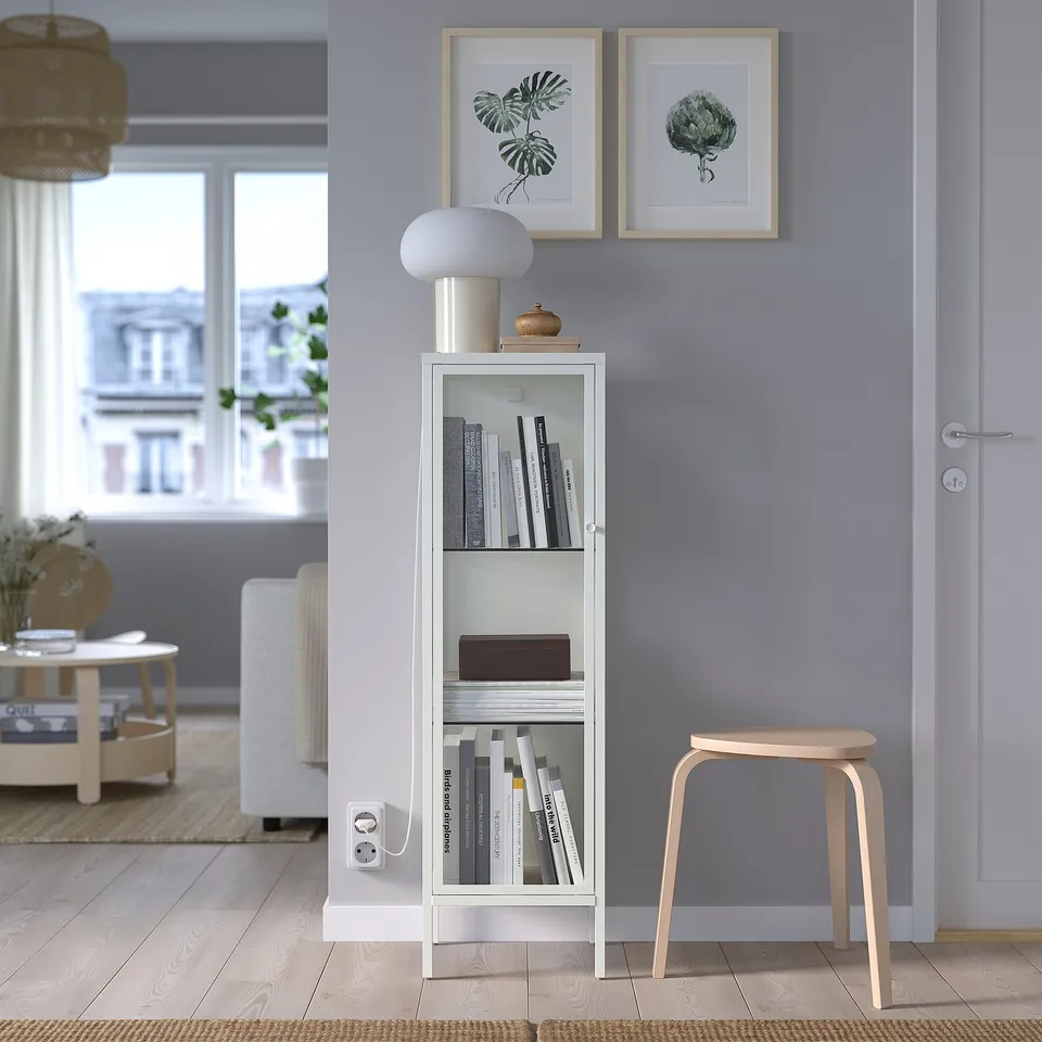 part: BAGGEBO glass-door cabinet