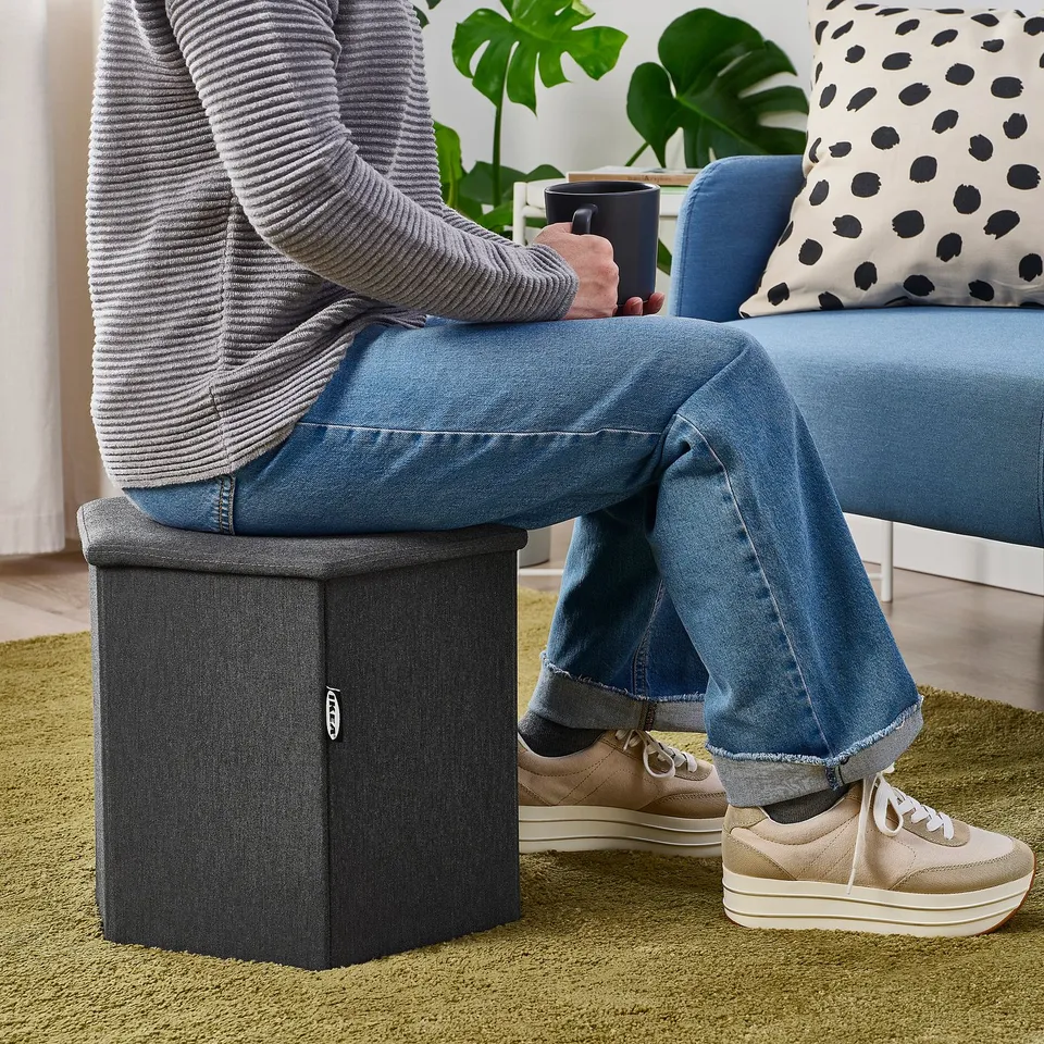 part: KJUGE pouffe with storage