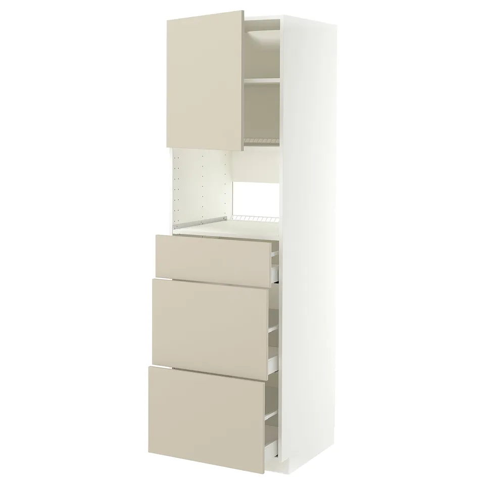METOD kitchen cabinet with clean lines and shelves.