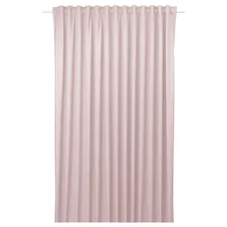 BENGTA block-out curtain, 1 piece, light pink/with heading tape, 210x250 cm
