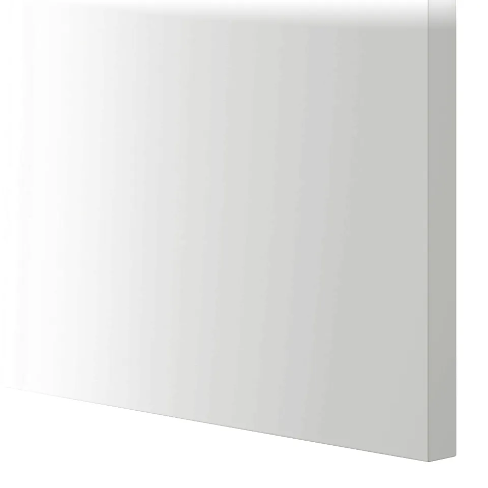 ASPUDDEN Cover panel, light grey, 62x220 cm