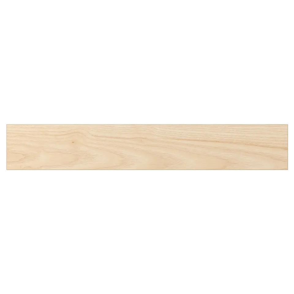 ASKERSUND light ash wood effect drawer front, rectangular, smooth melamine finish.