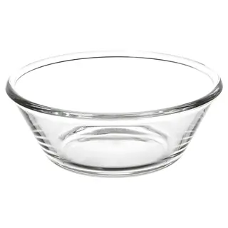VARDAGEN serving bowl, clear glass, 20 cm