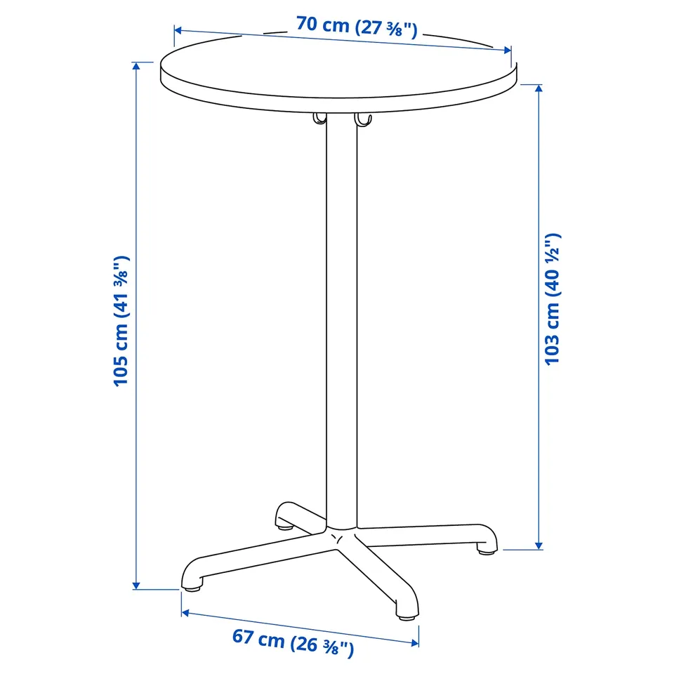 part: STENSELE bar table