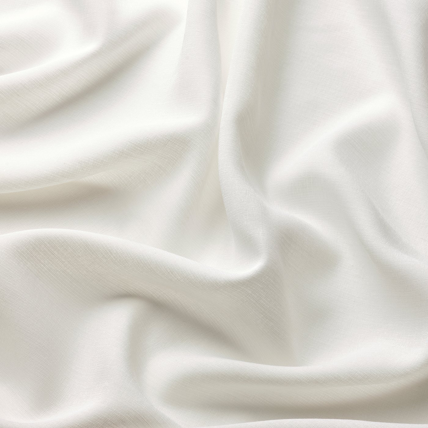 Close-up of luxurious, white sheer curtain fabric. Soft, delicate weave, curtains elegantly. Soft focus, highlighting texture and quality.