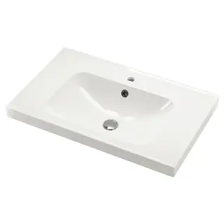 ORRSJÖN wash-basin, white, 82x49 cm