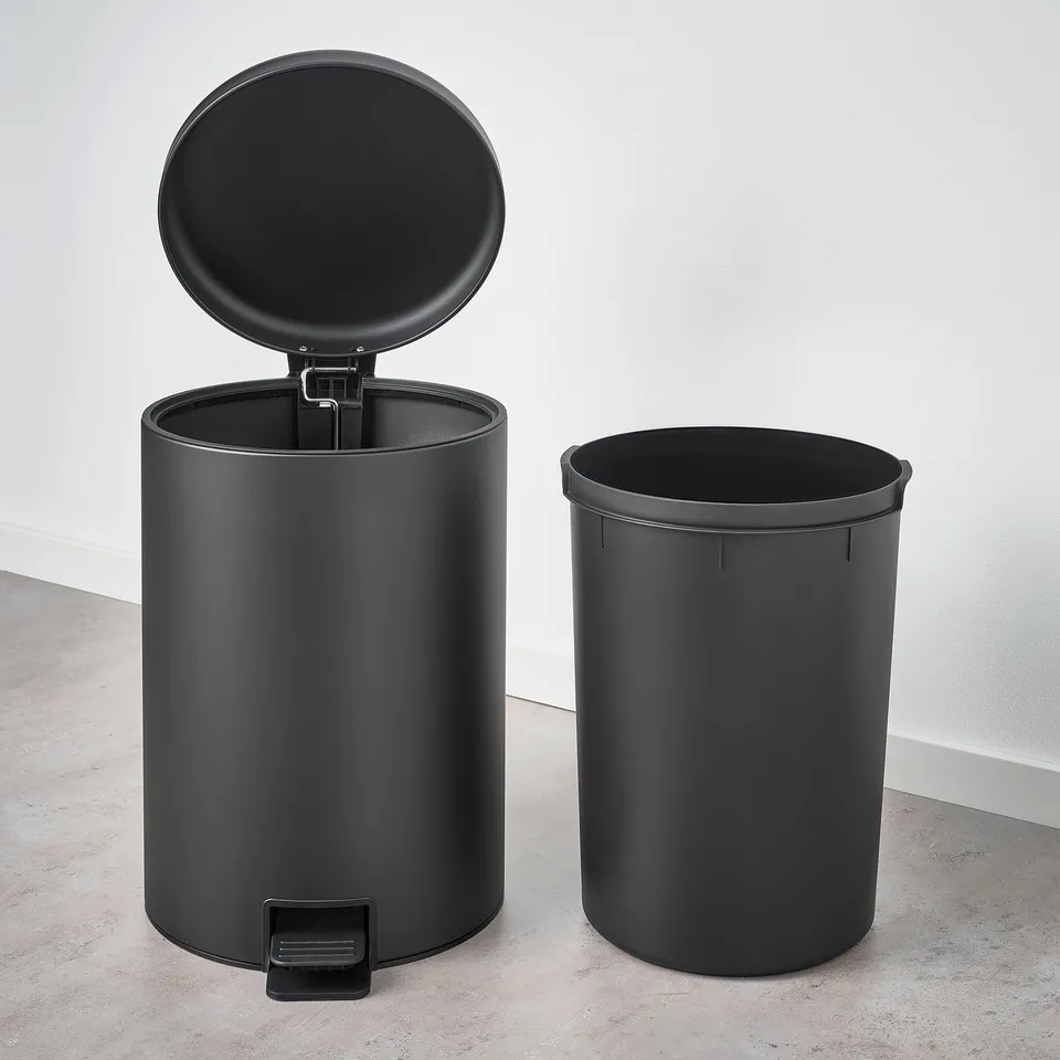 STENTRAPPA Pedal bin, anthracite, 18 l