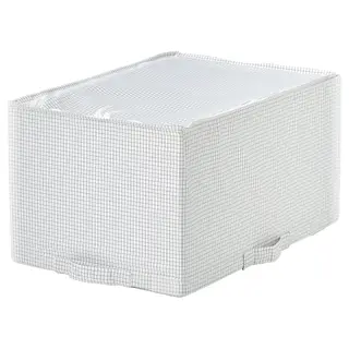 STUK storage case, white/black, 34x51x28 cm