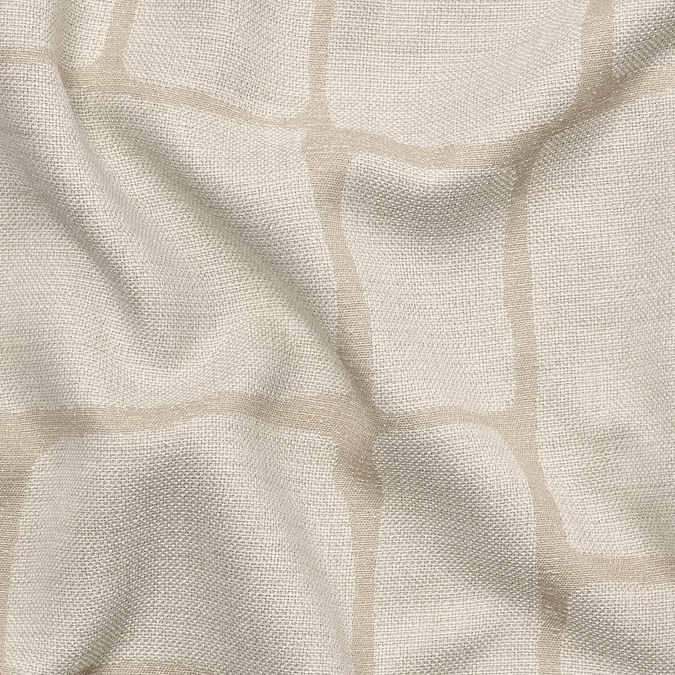 LÖNNSTÄVMAL Block-out curtains, 1 pair, beige/with heading tape, 145x250 cm