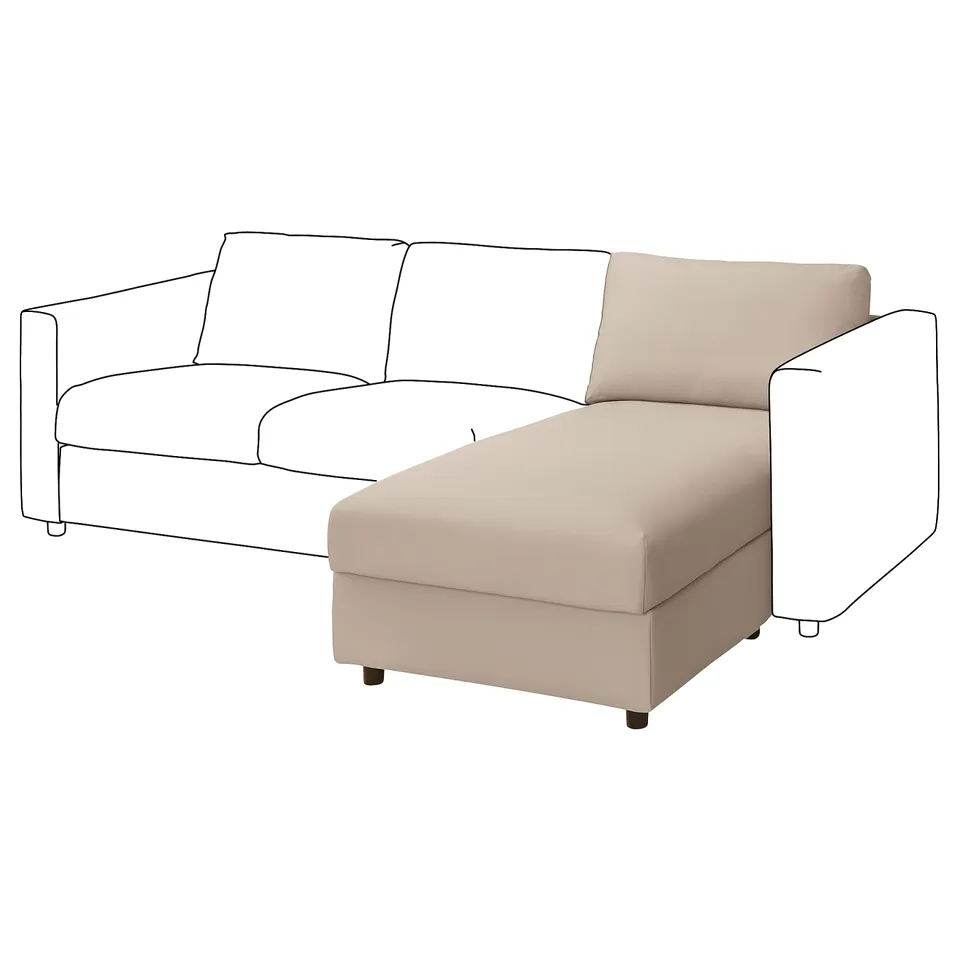 part: VIMLE cover for chaise longue section