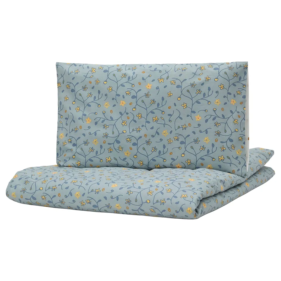 Blue cotton bedding