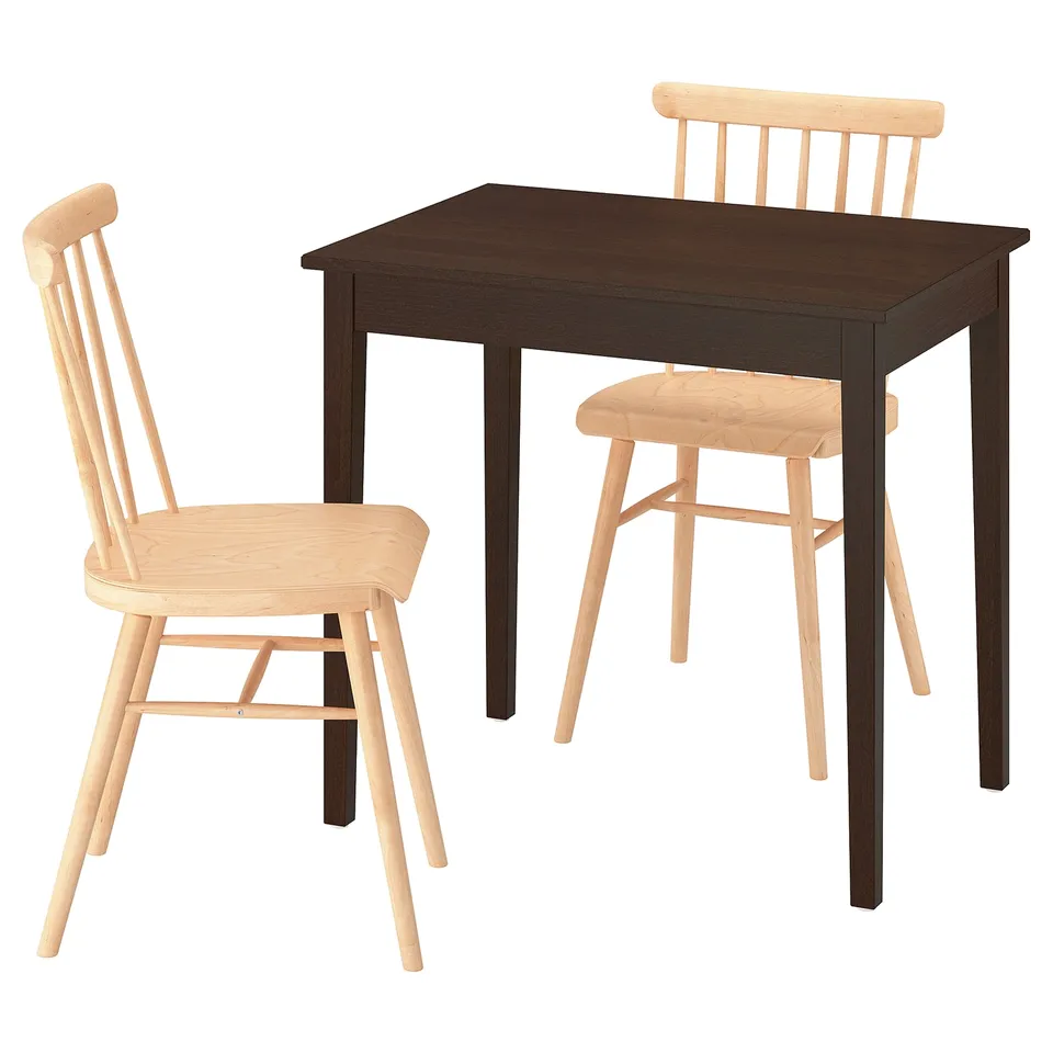 part: NÄSINGE / HÖGVED table and 2 chairs