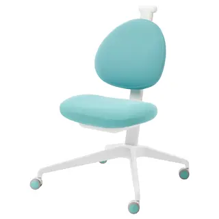 DAGNAR children's desk chair, turquoise, Width 58 x Depth 63 x Height 98 cm