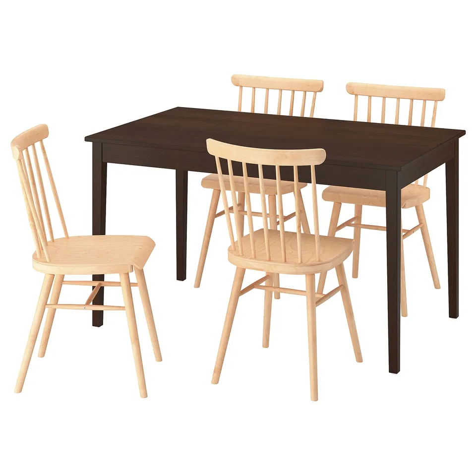 part: NÄSINGE / HÖGVED table and 4 chairs