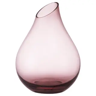 SANNOLIK vase, pink, Height 17 cm