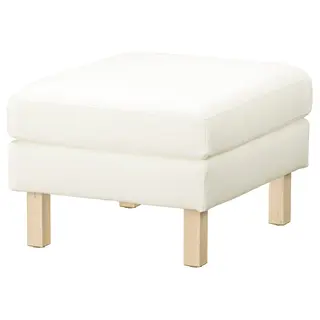 SALTSJÖBADEN cover for footstool, Blekinge white