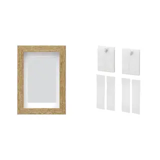 frame + adhesive hook ×2