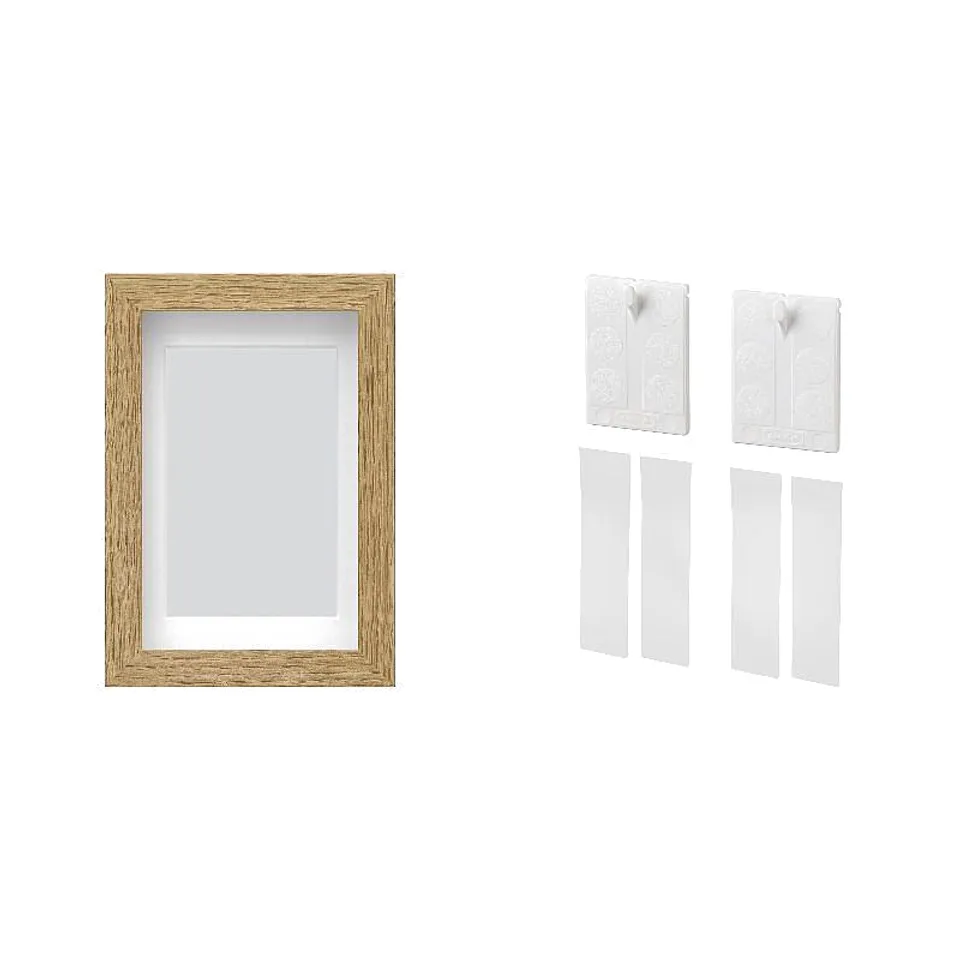 frame + adhesive hook ×2, photo 1
