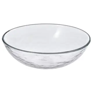 STRANDKRABBA bowl, glass/transparent, 15 cm