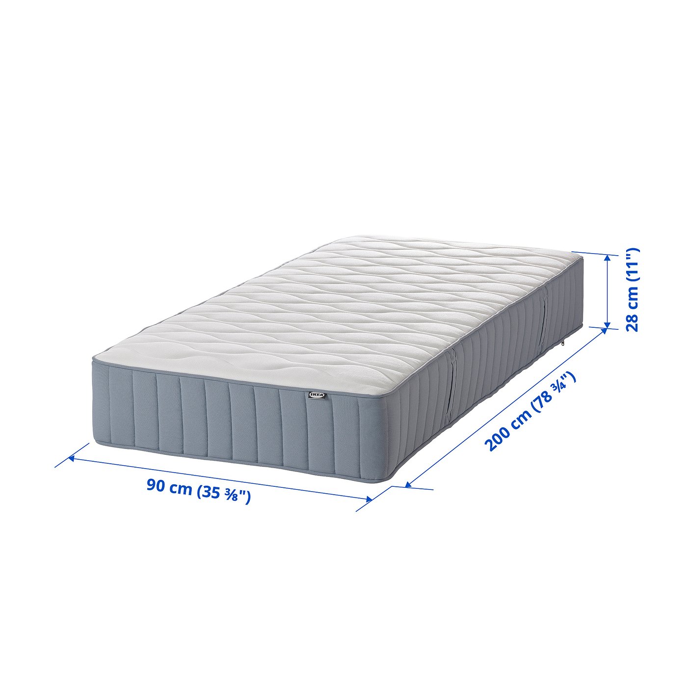 Illustration with measurements for the product: VÅGSTRANDA.