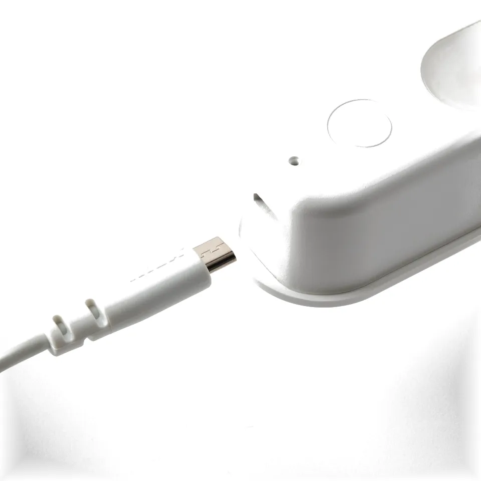 A usb-connected lamp. It highlights the usb-c port, emphasising its charging capability.