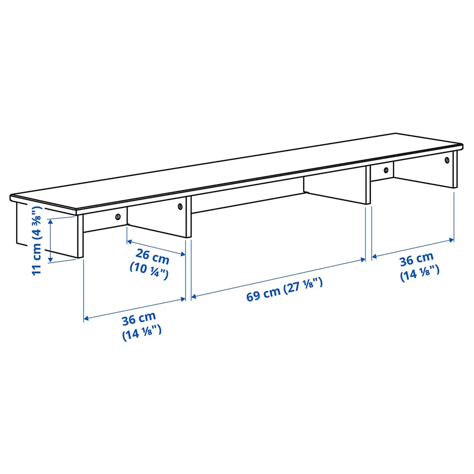 part: IDANÄS add-on unit desk