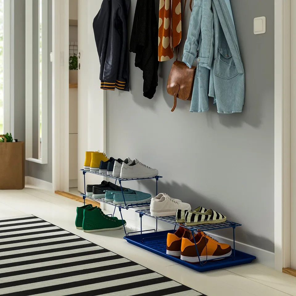 GREJIG Shoe rack, blue