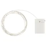 STRÅLA LED lighting chain, battery-operated/micro multicolour
