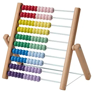 UNDERHÅLLA abacus, multicolour, Width 39 x Depth 18 x Height 33 cm