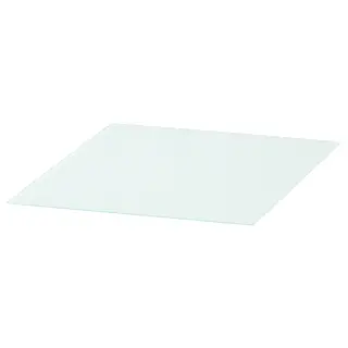 MALM glass top, white, 40x48 cm