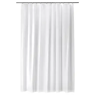BJÄRSEN shower curtain, white, Length 200 x Width 180 cm