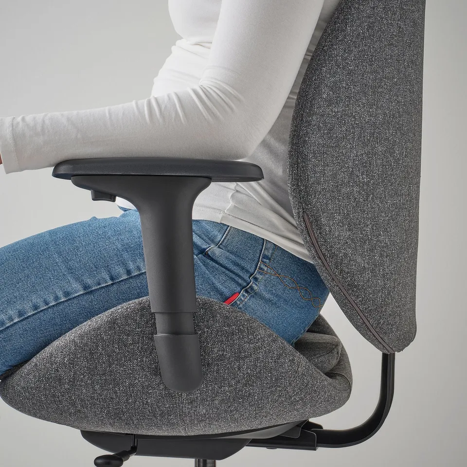 part: HATTEFJÄLL office chair with armrests