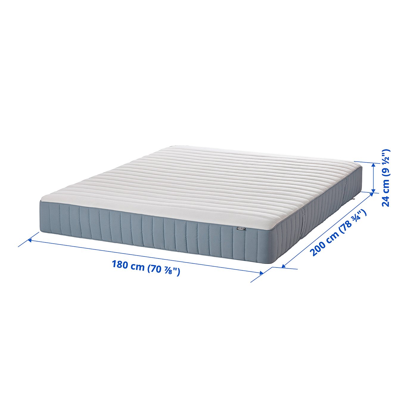 Illustration with measurements for the product: VALEVÅG.