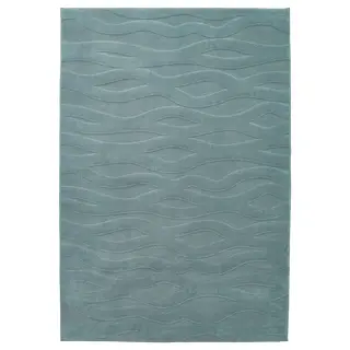 VÄXELFEL rug, low pile, blue, 160x230 cm
