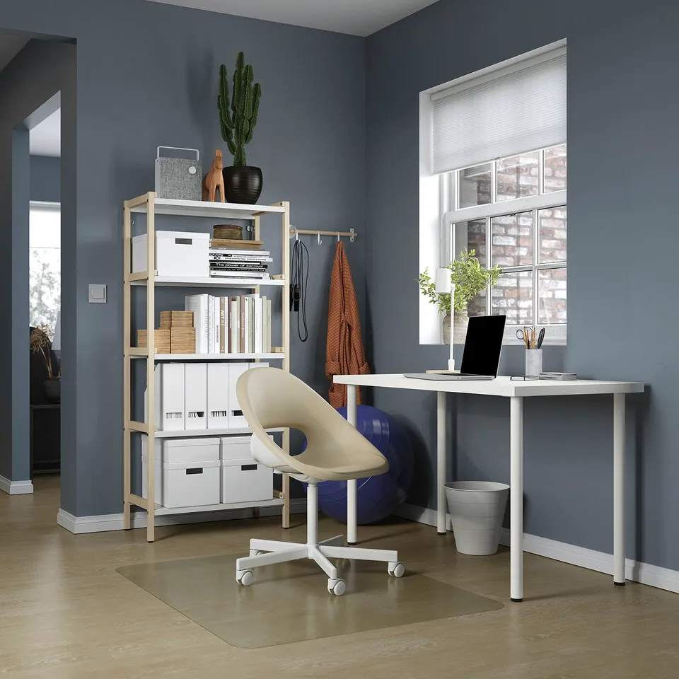 LAGKAPTEN / ADILS Desk, white, 120x60 cm