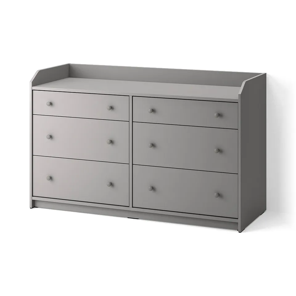 part: HAUGA chest of 6 drawers