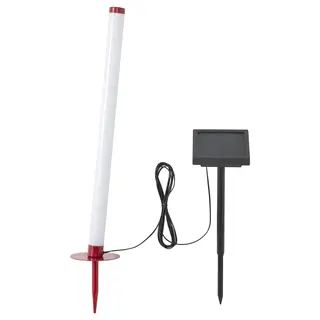 SOLVINDEN solar-powered ground stick, red, 45 cm