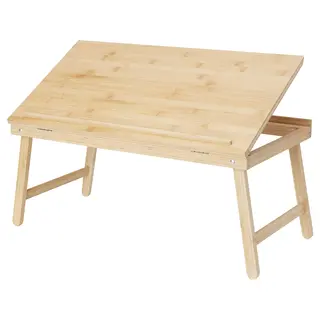 FELFRITT laptop/bed tray, bamboo, 58x32x27 cm